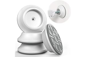 COMOMY 4 Piezas Protectores de Pared para Barrera Seguridad Niños Escalera, Almohadillas de Protección de Pared para Barrera para Perros, protege paredes de Puerta de Bebé y Valla Seguridad Infantil