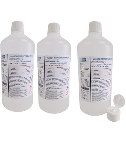 Alcool Isopropylique 99,9% Grade EP/USP - Bidon 10L Neuf - SOLNATCHI France