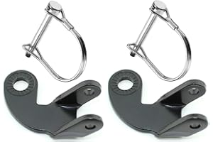OrangeClub Bicycle Trailer Coupling 2 Pieces Bicycle Towing Hitch for Qeridoo Model Children's Carts, Pet Carts, Food Carts