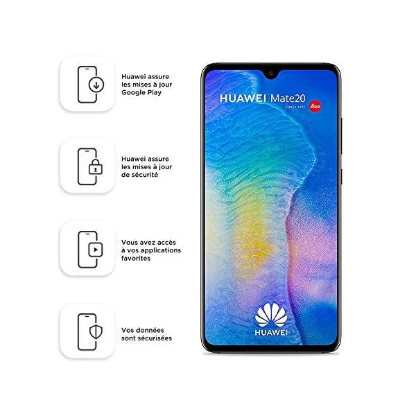 Huawei Mate20 128 GB/4 GB Dual SIM Smartphone - Black (West European)