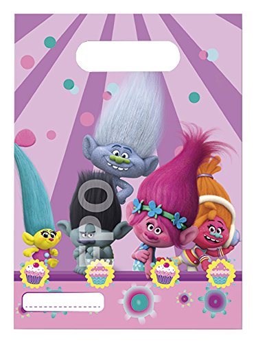 Procos 10111787B – Kinderpartyset DreamWorks Trolls, 49 teilig - 7
