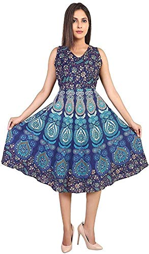 Cotton Printed Short Frock Kurti 