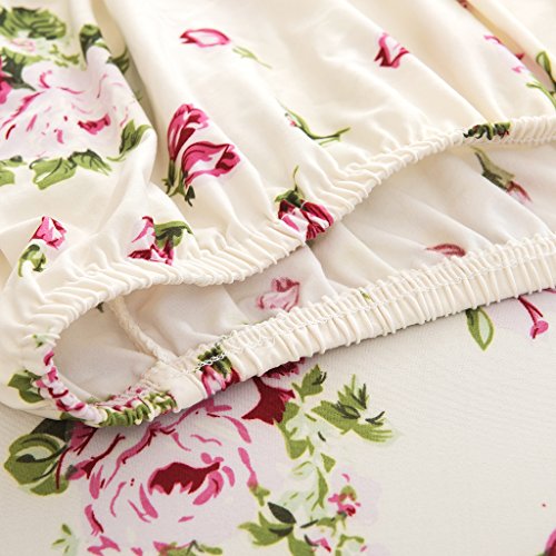 Elastisch Stretch Sofabezüge Für Einzel / 3-Sitzer Couch – Continental rosa , 190-230cm - 7