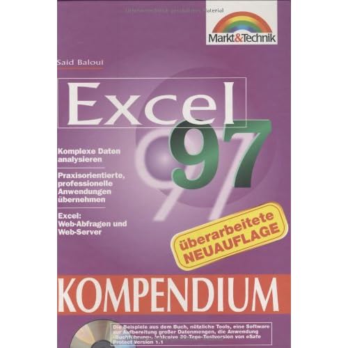 [PDF] Download Excel 97 Kompendium . Mit Tabellen arbeiten, komplexe Daten analysieren (Kompendium / Handbuch) Kostenlos