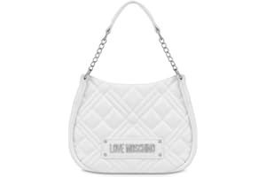 Love Moschino BORSA QUILTED PU BIANCO