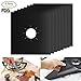 Produktbild Egoelife 8 Packungen Gasherd-Brenner-Abdeckungen, wiederverwendbar, Gas-Schutzfolie, antihaftbeschichtet, hitzebeständig, spülmaschinenfest, leicht zu reinigen, FDA-genehmigt Schwarz