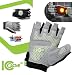 Produktbild ICGlove Indicator Radfahren Silikon GEL Halber Finger Fahrrad Handschuhe.