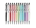 Produktbild mengran® 2 in 1 bling Kristall Diamant Bling Metall Chaton Slim Kugelschreiber und Stylus Stifte für Tablet, iPhone, iPad, Android-Handys und alle Touchscreen Geräte