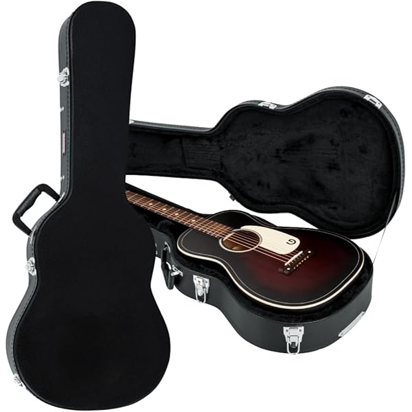 Étui Rigide Guitare Classique 4/4 Crossrock - Bois, Cuir Synthétique Blossom Brown, Intérieur Velours Vert Forêt - Designer Series