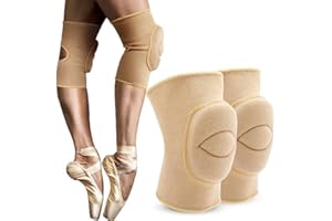Aiseyi Genouillères de danse, volleyball, 20 mm, éponge épaisse, protection des genoux, protection des genoux pour yoga, sport, course à pied