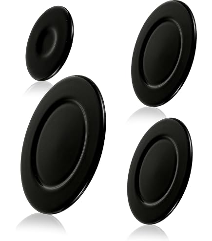 Set Da 4 Cappelli Per Bruciatori Gas, Per Piani Cottura Sabaf – Efficienza E Fiamma Uniforme (55mm, 75mm, 100mm) - 4