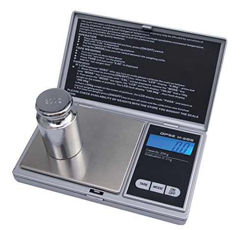 Dipse Digitalwaage M-200 – Digitale Feinwaage / Taschenwaage bis 200g in 0,01g Schritten - 6