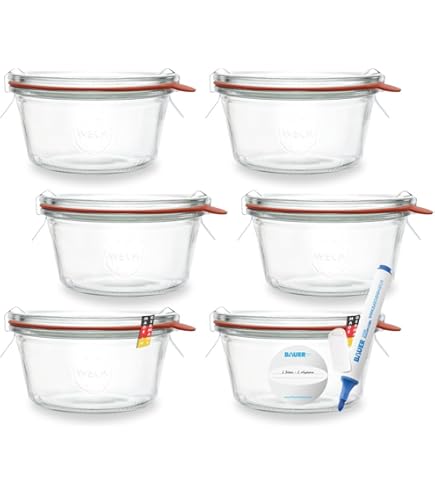 Weck 3-delige set gastropack 100 mm gourmetdeksel (perfecte creaties, ovenbestendig, vaatwasmachinebestendig, stabiliteit, gourmetglazen, deksel