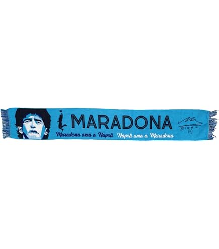 Sciarpa Maradona Napoli “El Bibe De Oro” – Cimelio Calcio Ricordo Ufficiale