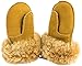 Ciora Baby Luxury Handmade 100% Lambskin Suede Mittens (Honey) With Cord (Medium) - GIFT BOXED