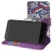 Produktbild Lenovo K6 Hülle,Mama Mouth Brieftasche Schutzhülle Case Hülle mit Kartenfächer und Standfunktion für Lenovo K6 Smartphone,Mushroom Fantasy