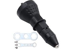 YWHWLX Gifts for Men, Christmas Gifts for Dad，Cordless Rivet Gun Drill Adapter Electric Drill Tool Kit Electric Rivet Nut Riveter Adaptor Insert Nut Hand Power Tool Accessories