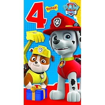Pfoten-Pfote Patrol haben einige Glückwunschkarte zum 5. Geburtstag: Amazon.de: Bürobedarf ...