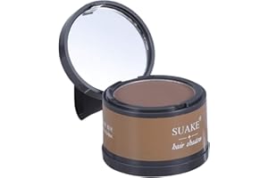Solustre Haarverdichtung Haarausfall Puder Haaransatz Puder Mini Tragbar Schatten Haar Concealer Verdichtung Make Up für Frauen Männer Erwachsene (Hellbraun)