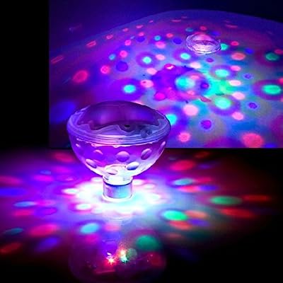 AddLiving Lot de 2 lampes LED disco flottantes/immergées pour bain, spa, piscine