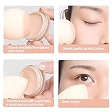 Hosaire Beauty Blender Mode Wassertropfenform Makeup Schwamm Puff Schönheits Flawless Foundation Sponge Beautyblender Puff Verfassungs,4 pcs Zufällige Farbe - 3