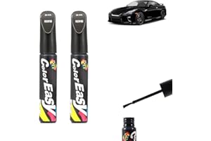 SEGMINISMART Auto Lackstift Lackreparaturstift,Auto Reparatur Lack Auto Pinsel,Auto Kratzer Reparatur Stift,Autokratzer Reparaturmittel Autolack Reparatur für Autos Reparaturwerkzeug,Lack Reparatur,2pc,Schwarz