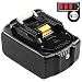 Produktbild Powayup BL1860B 18V 6.0Ah für Makita Akku Werkzeugakku ErsatzAkku BL1860 BL1850 BL1840 BL1830 BL1830B BL1820 BL1815 BL1825 BL1835 BL1845 194204-5 5 LXT400 Li-Ion