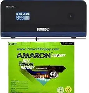 Amaron/ Luminous Cr 150 Tt Zelio 1100 (Ultra Low Maintenance Combo)