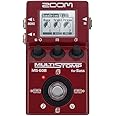 Zoom MS-60B Bass Pedal, 58 Effects and Amp/Preamp/DI Models, Red, Classic Style
