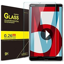 Huawei MediaPad M5 8.4 Templado Protector, IVSO Premium Cristal Protector de Pantalla de Vidrio Templado para Huawei MediaPad M5 8.4 Pulgadas 2018 Tablet (Tempered-Glass - 1 Pack)