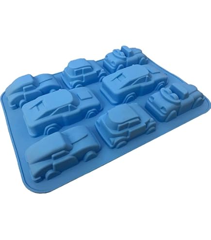 Lot De 2 Moules Silicone Formes Avion Et Bateau – Pour Glaçons, Chocolats, Desserts | Réutilisables, Flexibles, Facile Démoulage - 6
