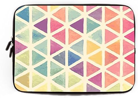Laptop Sleeve Case Bag,Premium MacBook Case,Colorful Diamond Laptop Sleeve,Apple Toshiba SONY DELL HP Acer Case,Neoprene Laptop Sleeve-15"