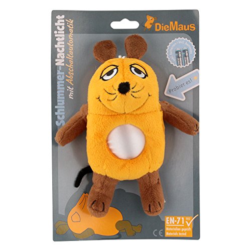 ANSMANN 1800-0028 Hänge-Nachtlicht Maus Einschlafhilfe Kuscheltier Mobile beleuchtet – zum Aufhängen am Kinderwagen für Ihr Baby (Sendung mit der Maus) - 4