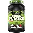 DN Mass Mutation Weight Gainer, 908 g (2 Lbs), Belgain Chocolate, High Protein Mass Gainer, 45g of Protein Per Serving With TESTO Boost | HGH Boost| CGT Bcaa Complex