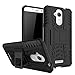 Kaira Tough Hybrid Armor Back Cover Case with Kickstand Back Case Cover For Coolpad Note 5 (Black) RS.199.00