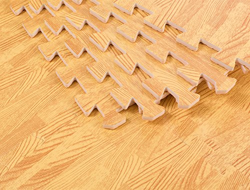 Schutzmatten 60 x 60 cm, Mattenstärke: 10-25mm Puzzlematte Sportmatte Unterlegmatte Gymnastikmatte Fitnessmatten Bodenschutz für Therapiezentren, Bodybuilding, Sportgeräte - 6