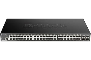 ‎D-LINK D-Link DGS-1250-52X, 52-Port Layer 2/3 Smart Managed Gigabit Switch (48 x 10/100/1000 Mbit/s BaseT Port, 4 x 10G SFP+ Slot, 19" Metallgehäuse)