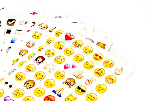 Emoji Set 912 Sticker all Emoji Basic Memes wie bei Whatsapp Instagram &Twitter auf 19 Sheets - 2