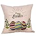 Produktbild UFACE Easter Bunny Eggs Leinen Kissenbezug Home Decor Kissenbezug 2019