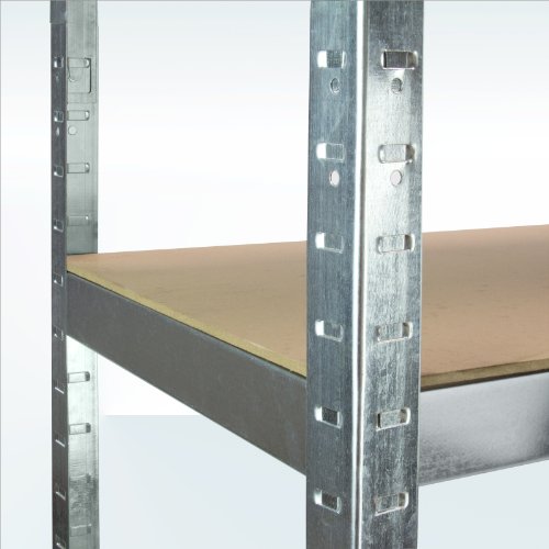 DEMA Steckregal „Twin“ 8 Böden je 65 kg 160x160x40 cm - 4