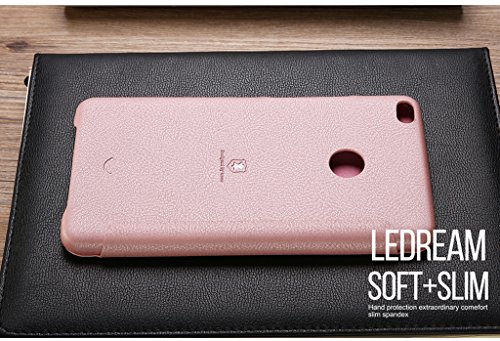 XiaoMi Mi Max 2 Funda - Protecci  n Completa Suave Cubierta Caja Cubierta del Tir  n con Ranura Tarjetas para XiaoMi Mi Max 2 - Pink