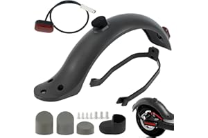 BEENLE-ICEY Electric Scooter Rear Fender, Scooter Mudguard Bracket for Xiaomi M365/ M365 Pro Replacement Accessory with Screws and Screw Caps