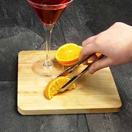 Edelstahl Eiszange 17,8 cm | Bar Eiszange, Eiskübel Zange - 4