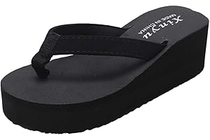SUSENSTONE Sandales Femme été Talon Compensé été Mode Avec Support de Orthopédique Tongs de Plage et Claquettes de Piscine Plage Sandales Mousse de Yoga Piscine Chaussures