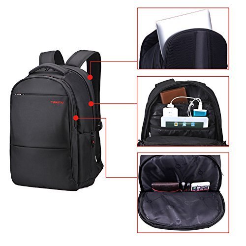 tigernumen Notebook-/Laptop-Rucksack Schultertasche fürs Büro / die Schule Computer-Rucksack - 2