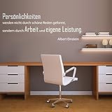 denoda Persönlichkeiten werden nicht - Wandtattoo Enzianfarben 148 x 50 (Wandsticker Wanddekoration Wohndeko Wohnzimmer Kinderzimmer Schlafzimmer Wand Aufkleber)