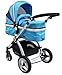 iSafe 2 in 1 Baby Pram System Complete (Ocean)