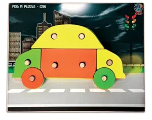 Skillofun Peg A Puzzle - Car