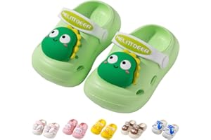 DRECAGE Kids Clogs Garden Shoes Girls Boys Lightweight Mules Beach Pool Shower Toddler Slippers Children Summer Sandals