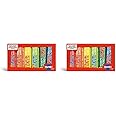 Tony's Chocolonely Rainbow Tasting Pack - 288 Gram - Small Chocolate Bars - 6 Different Flavours - Thank You Gift - Vegetarian - World Teachers Day - Belgium Fairtrade Chocolate (Pack of 2)